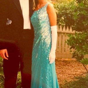 STUNNING Turquoise Prom Dress ~Size 0/2/4~